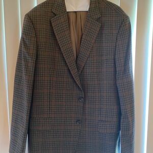 Peter Millar Brown Patterned Sport Coat 44T